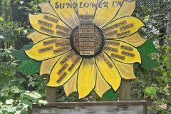 Sunflower Road Sign